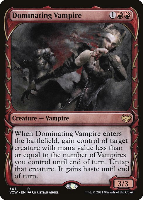 Dominating Vampire card art