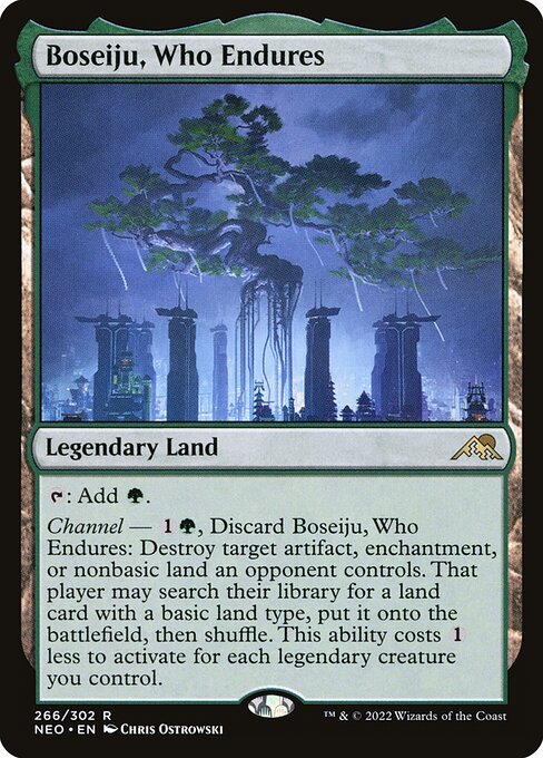 Boseiju, Who Endures card art