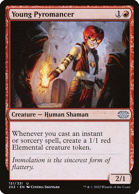 Young Pyromancer card art