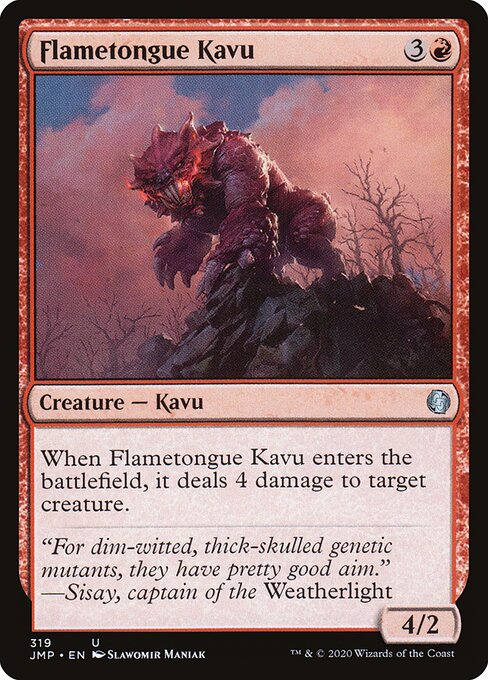 Flametongue Kavu card art