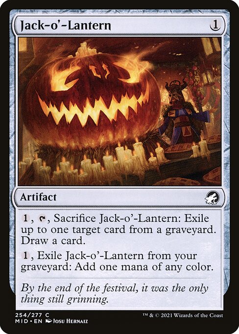Jack-o'-Lantern card art