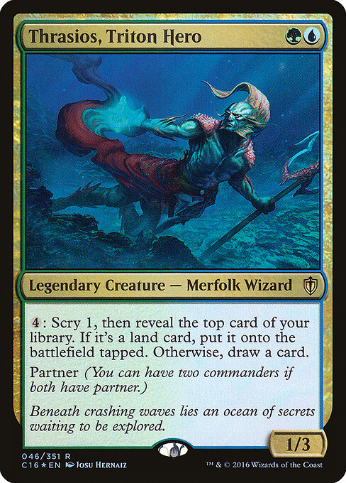 Thrasios, Triton Hero card art
