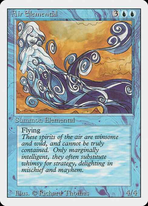 Air Elemental card art