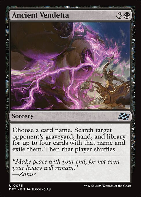 Ancient Vendetta card art