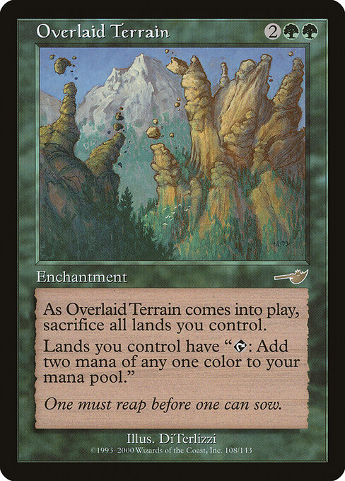 Overlaid Terrain card art