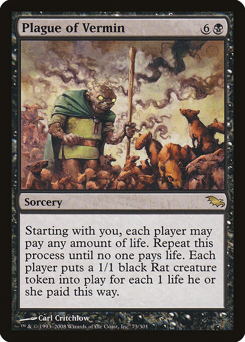 Plague of Vermin card art