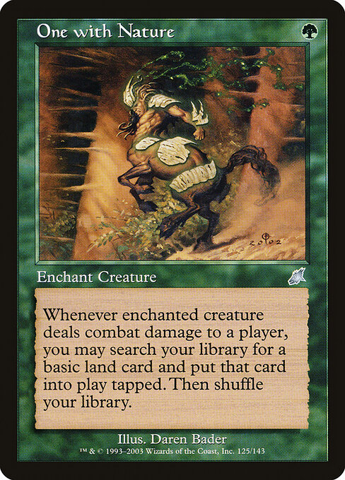 One with Nature card art