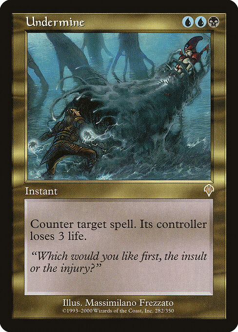 Undermine card art