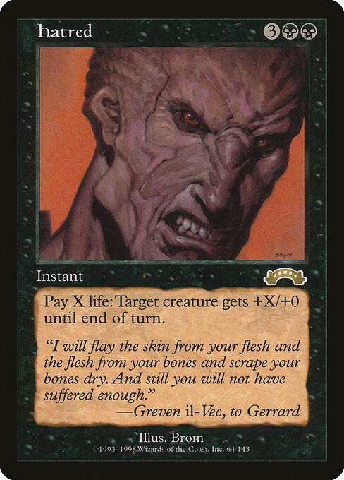 Hatred card art