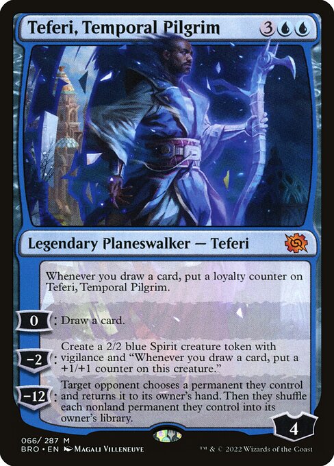 Teferi, Temporal Pilgrim card art