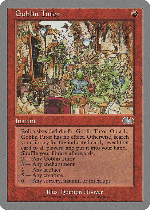 Goblin Tutor card art