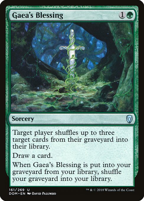 Gaea's Blessing card art