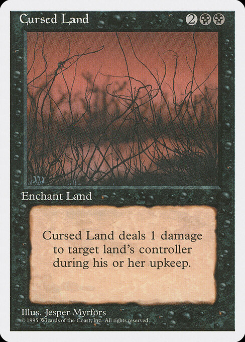 Cursed Land card art