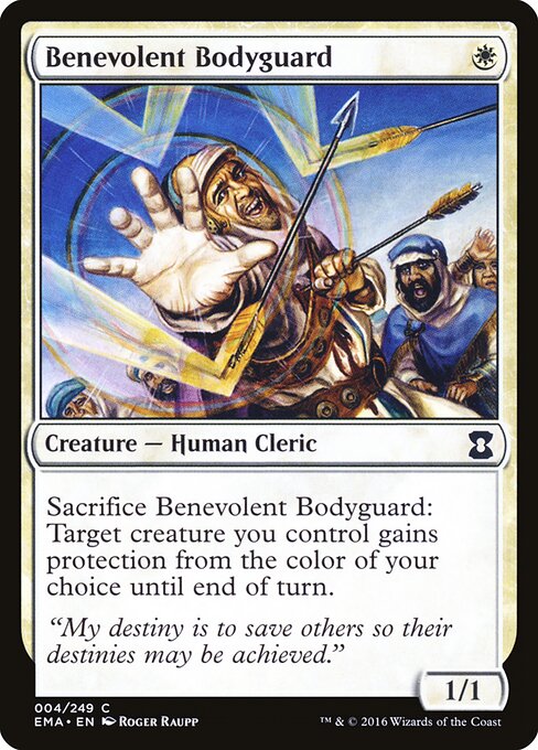 Benevolent Bodyguard card art