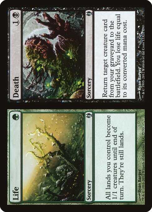 Life // Death card art