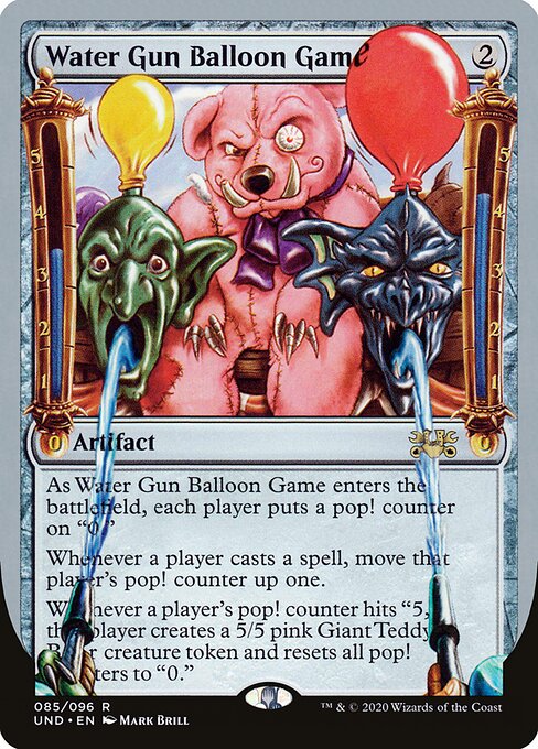 Water Gun Balloon Game card art