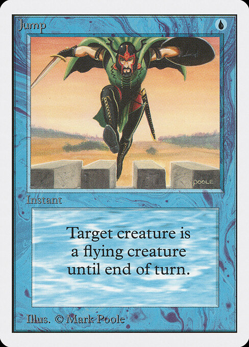 Jump card art