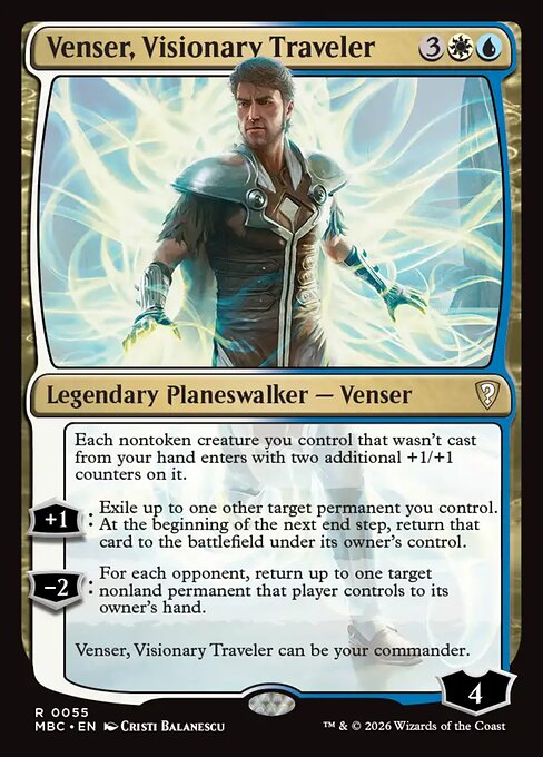 Venser, Visionary Traveler card art