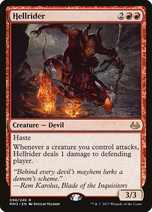 Hellrider card art