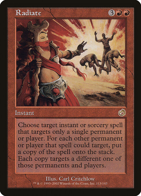 Radiate card art