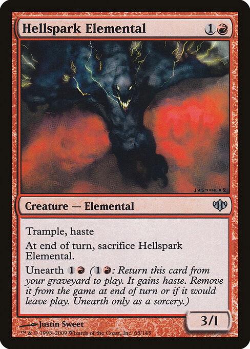 Hellspark Elemental card art