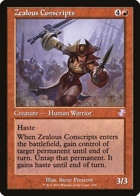 Zealous Conscripts card art