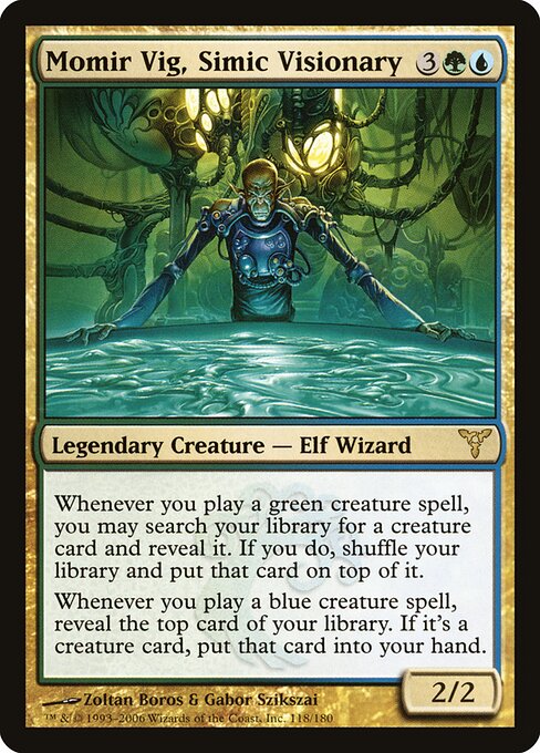 Momir Vig, Simic Visionary card art