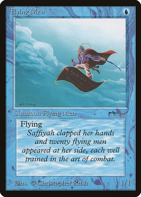 Flying Men card art