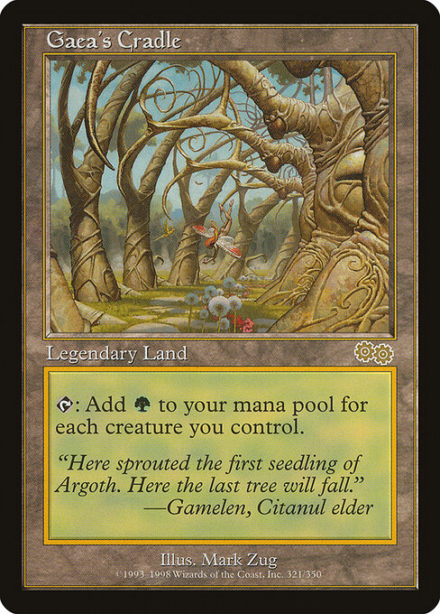 Gaea's Cradle card art