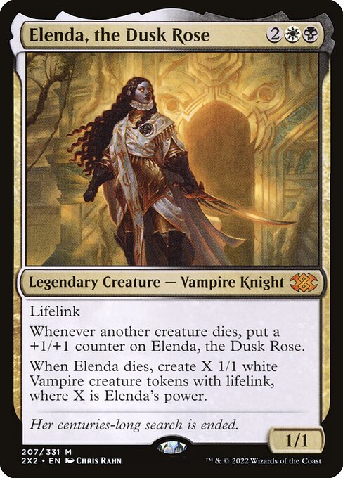 Elenda, the Dusk Rose card art