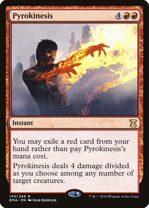 Pyrokinesis card art