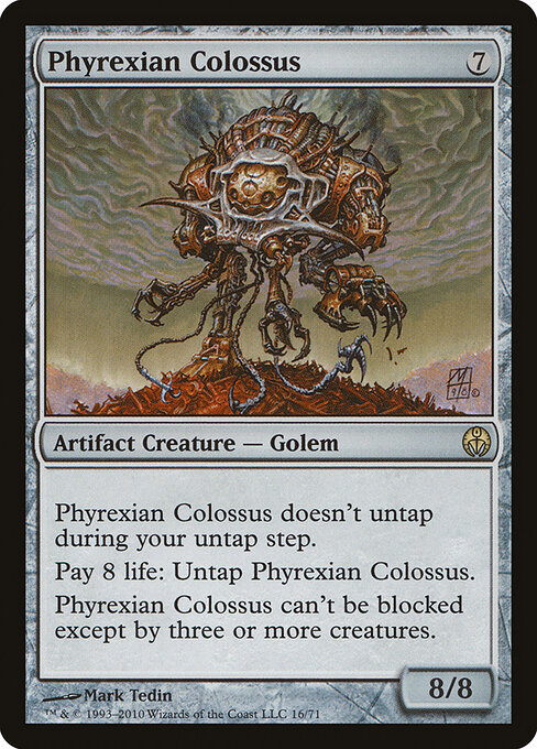Phyrexian Colossus card art