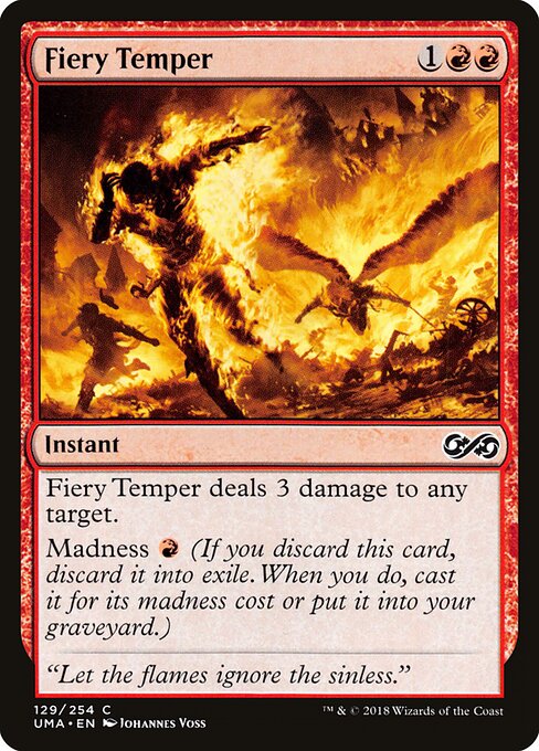 Fiery Temper card art