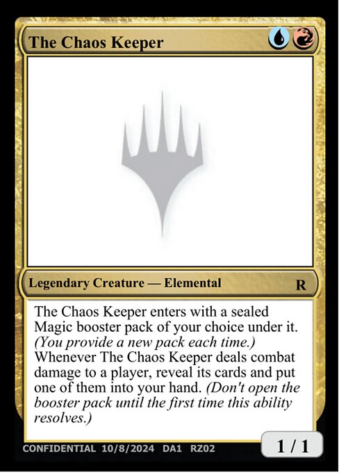 The Chaos Keeper card art