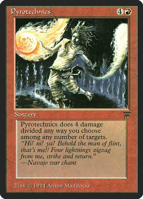 Pyrotechnics card art