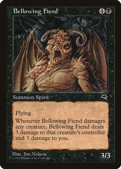 Bellowing Fiend card art