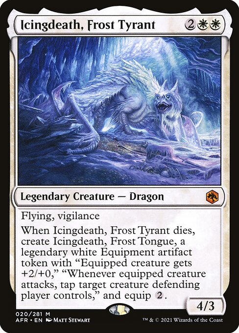 Icingdeath, Frost Tyrant card art