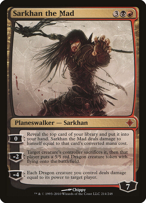 Sarkhan the Mad card art