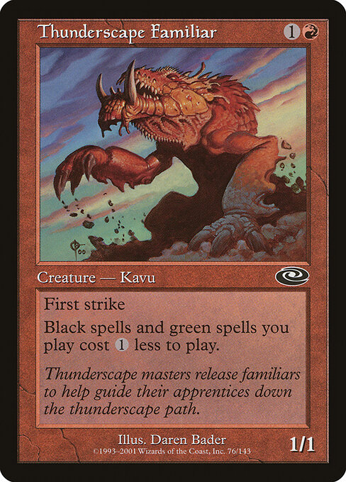 Thunderscape Familiar card art