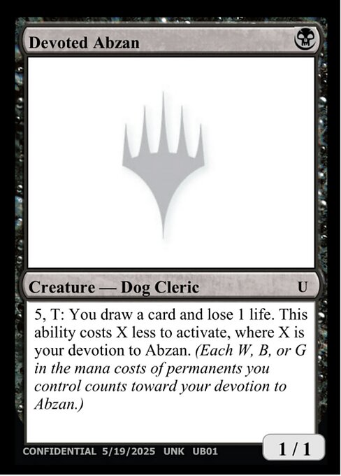 Devoted Abzan card art