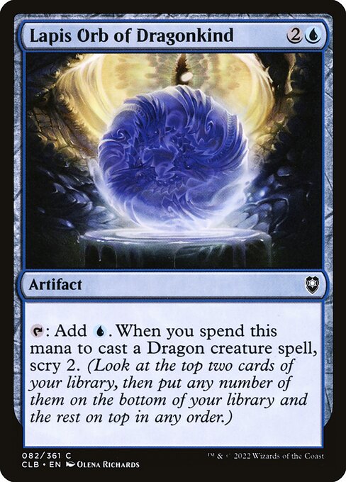 Lapis Orb of Dragonkind card art
