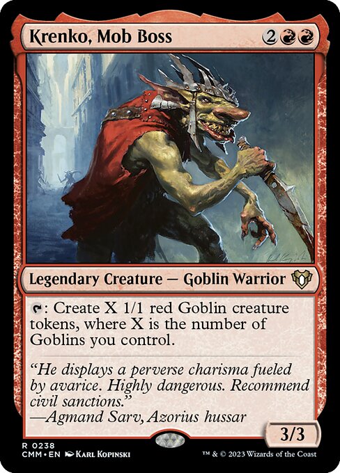 Krenko, Mob Boss card art