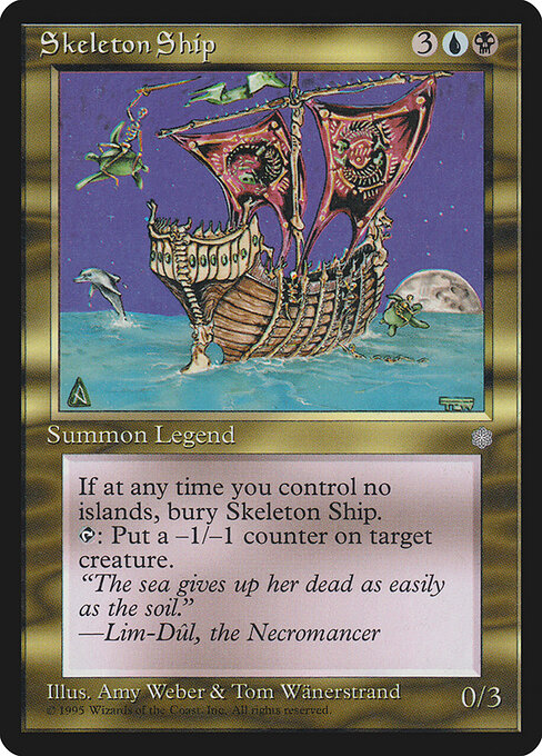 Skeleton Ship card art