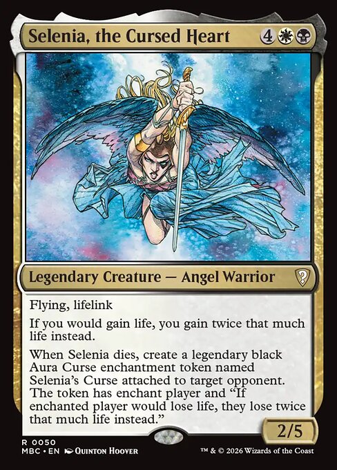 Selenia, the Cursed Heart card art
