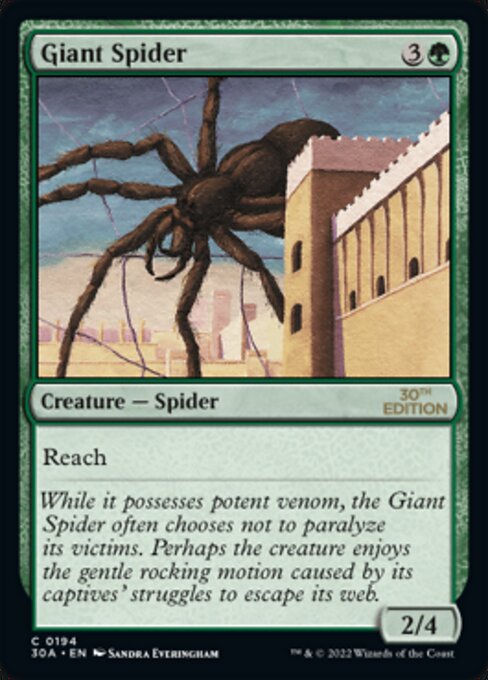 Giant Spider card art