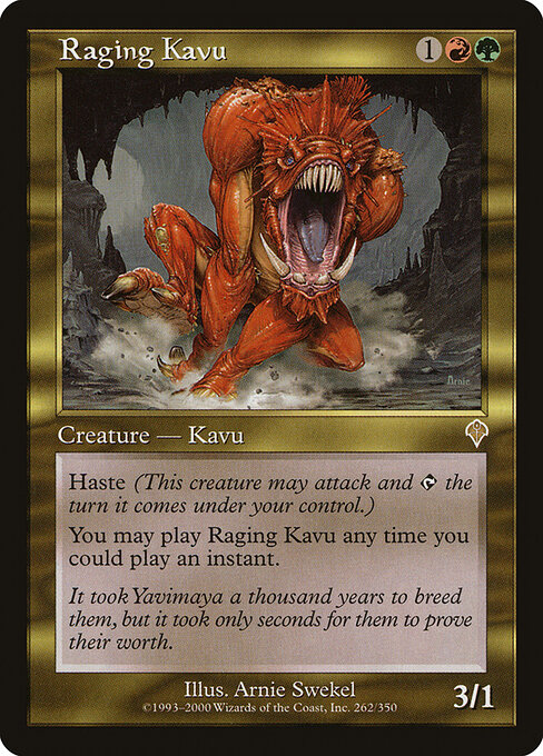 Raging Kavu card art
