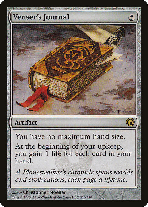 Venser's Journal card art