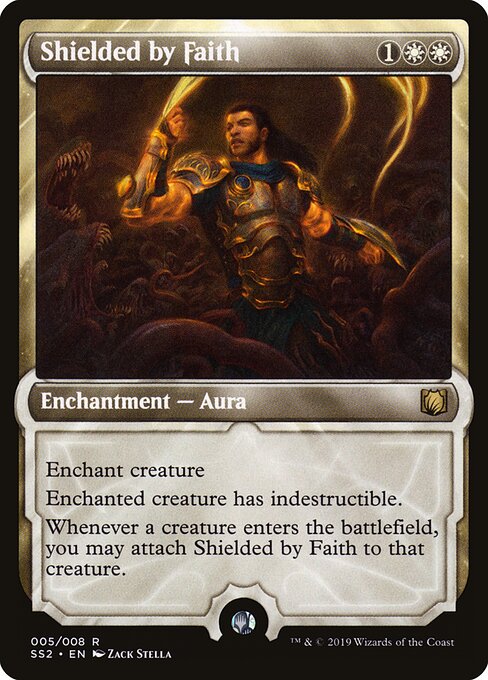 Shielded by Faith card art