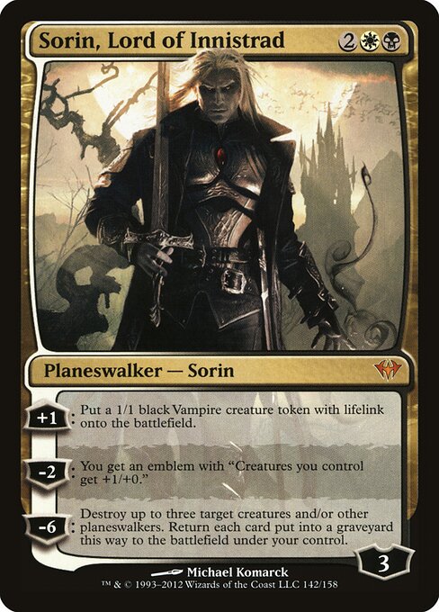 Sorin, Lord of Innistrad card art