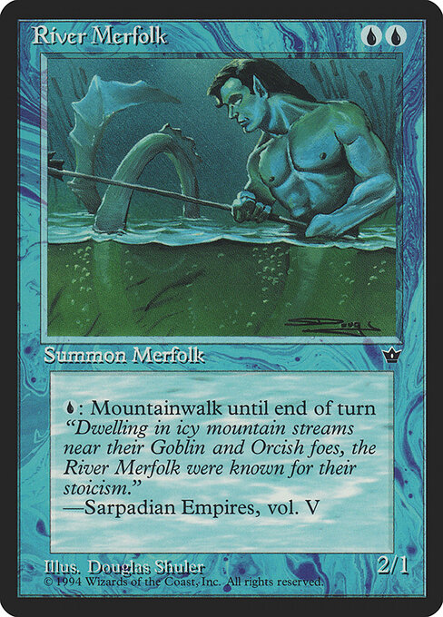 River Merfolk card art
